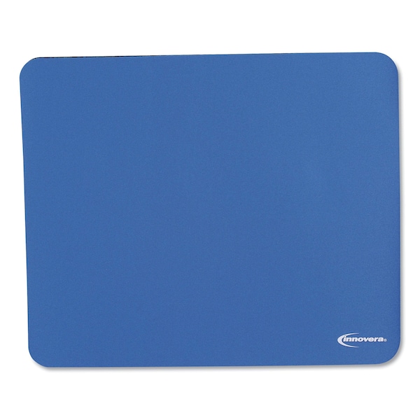 Innovera Rubber Mouse Pad, Blue IVR52447